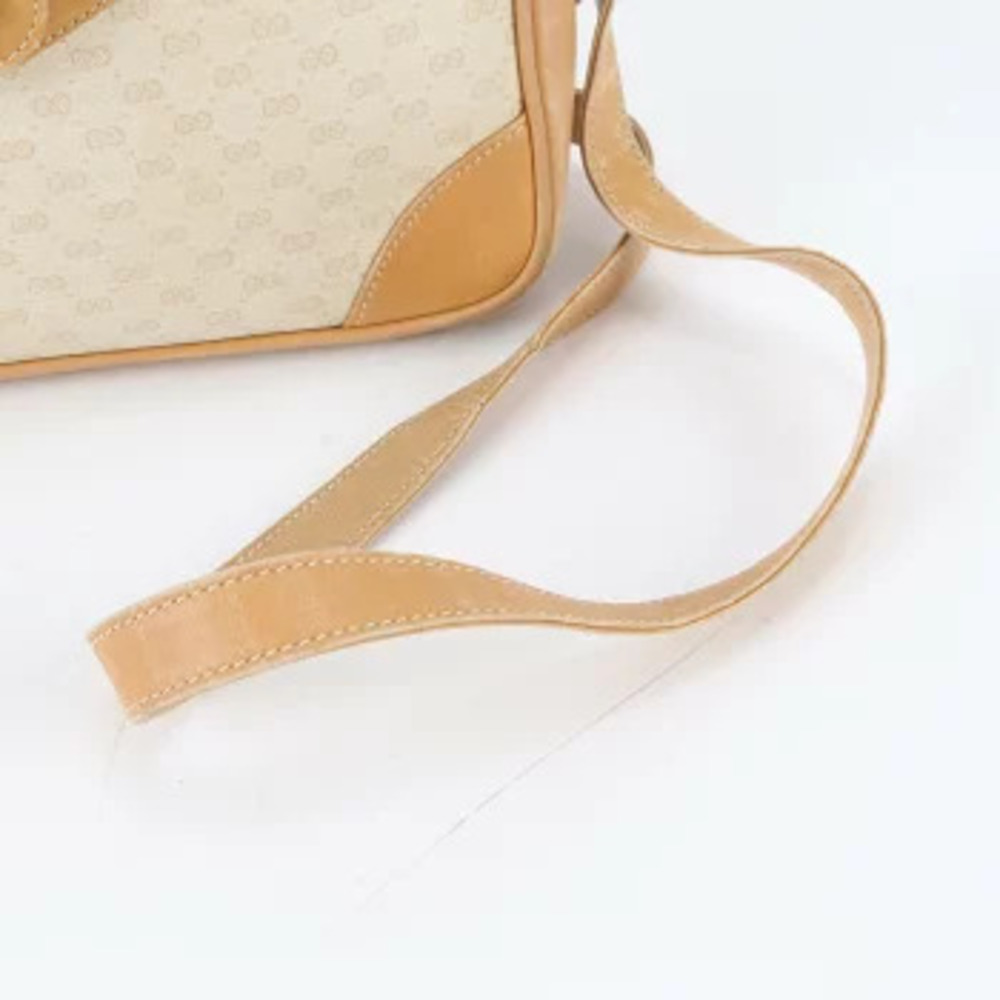 Gucci GG Leather Crossbody Bag Gold - Picture 2 of 8